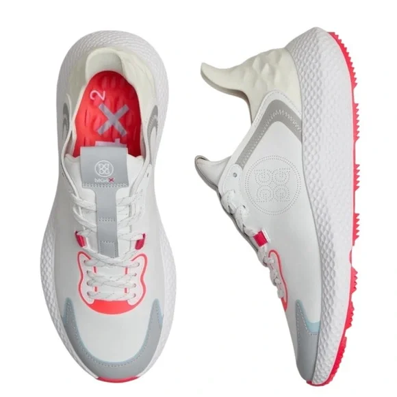 G/FORE MEN'S MG4X2 PERFORATED LOGO HYBRID GOLF SHOES SIZE 11 NEW NIB - Picture 6 of 12